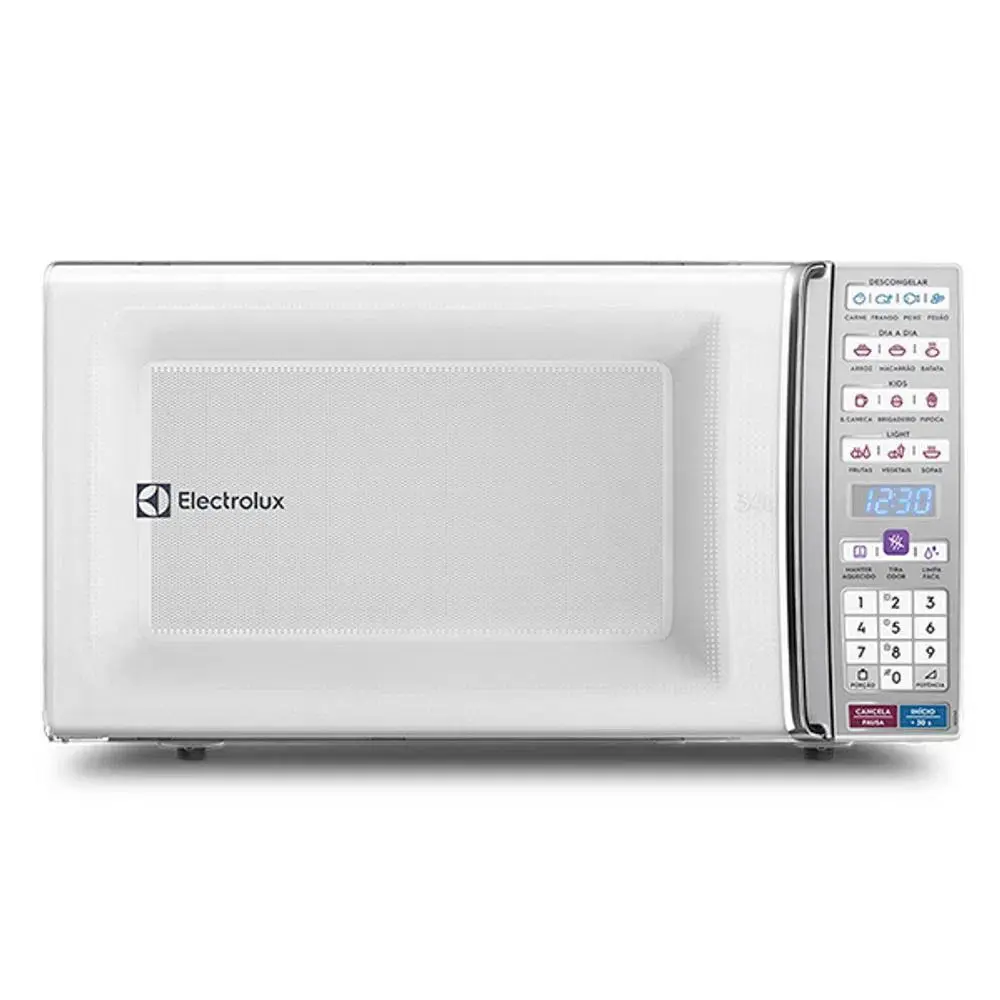 FORNO MICROONDAS 34LT ELECTROLUX MEO44 BRANCO 9