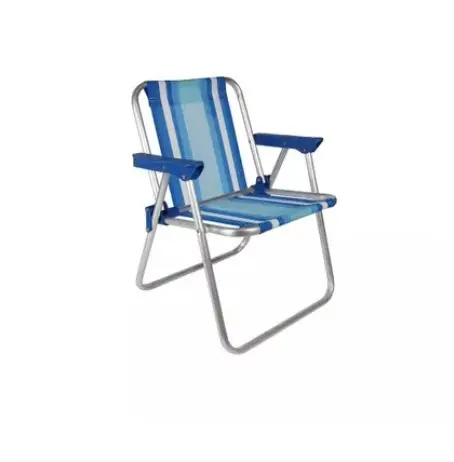 CADEIRA PRAIA MOR ALTA 2121 ALUMINIO INFANTIL AZUL