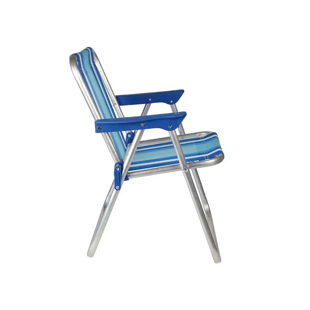 CADEIRA PRAIA MOR ALTA 2121 ALUMINIO INFANTIL AZUL 4