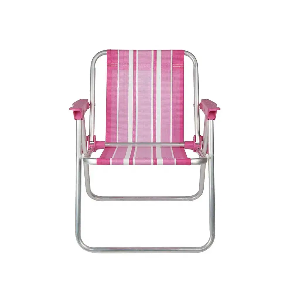 CADEIRA PRAIA MOR ALTA 2122 ALUMINIO INFANTIL ROSA 3