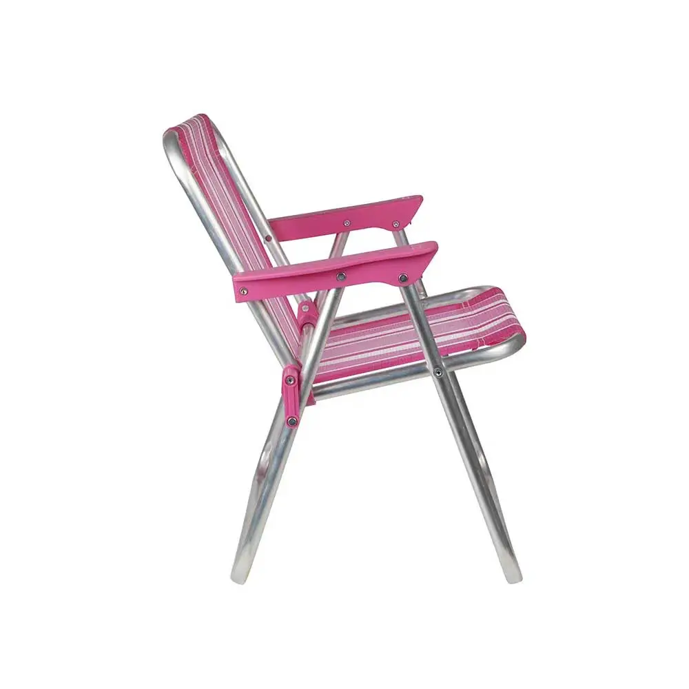 CADEIRA PRAIA MOR ALTA 2122 ALUMINIO INFANTIL ROSA 4
