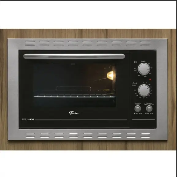 FORNO EMBUTIR ELETTRICO 44LT FISCHER 26817 FIT LINE INOX 220V