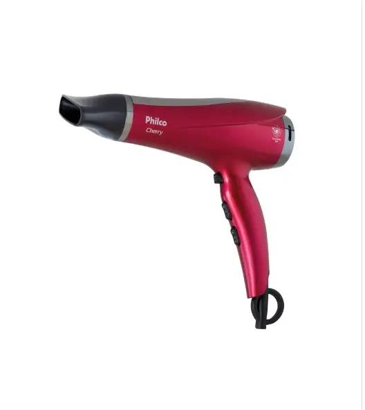 SECADOR CABELO PHILCO CHERRY 2200W 220V ANTIGO:2100W 2