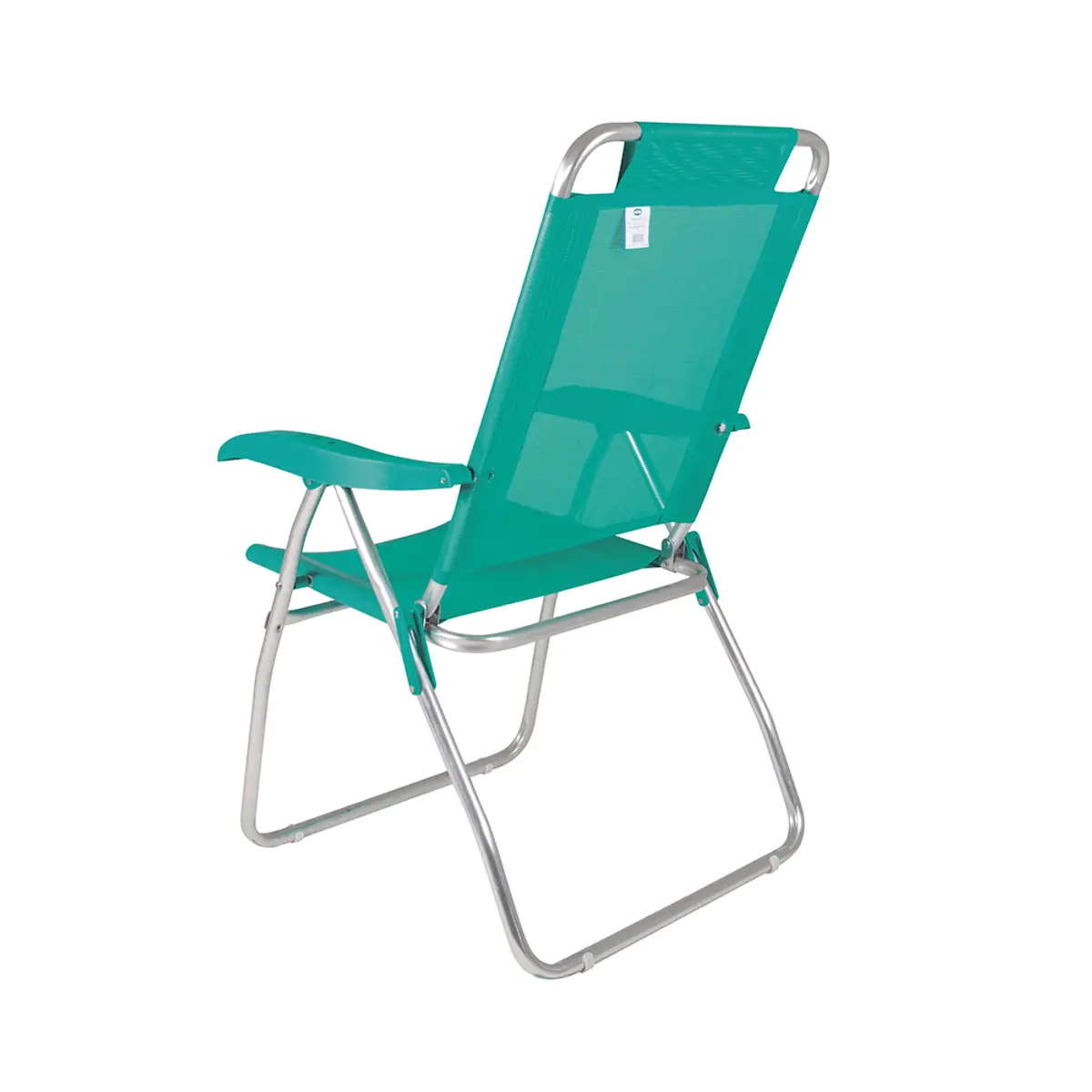 CADEIRA PRAIA RECLINAVEL MOR 2169 ALUMINIO BOREAL 3P VERDE 4
