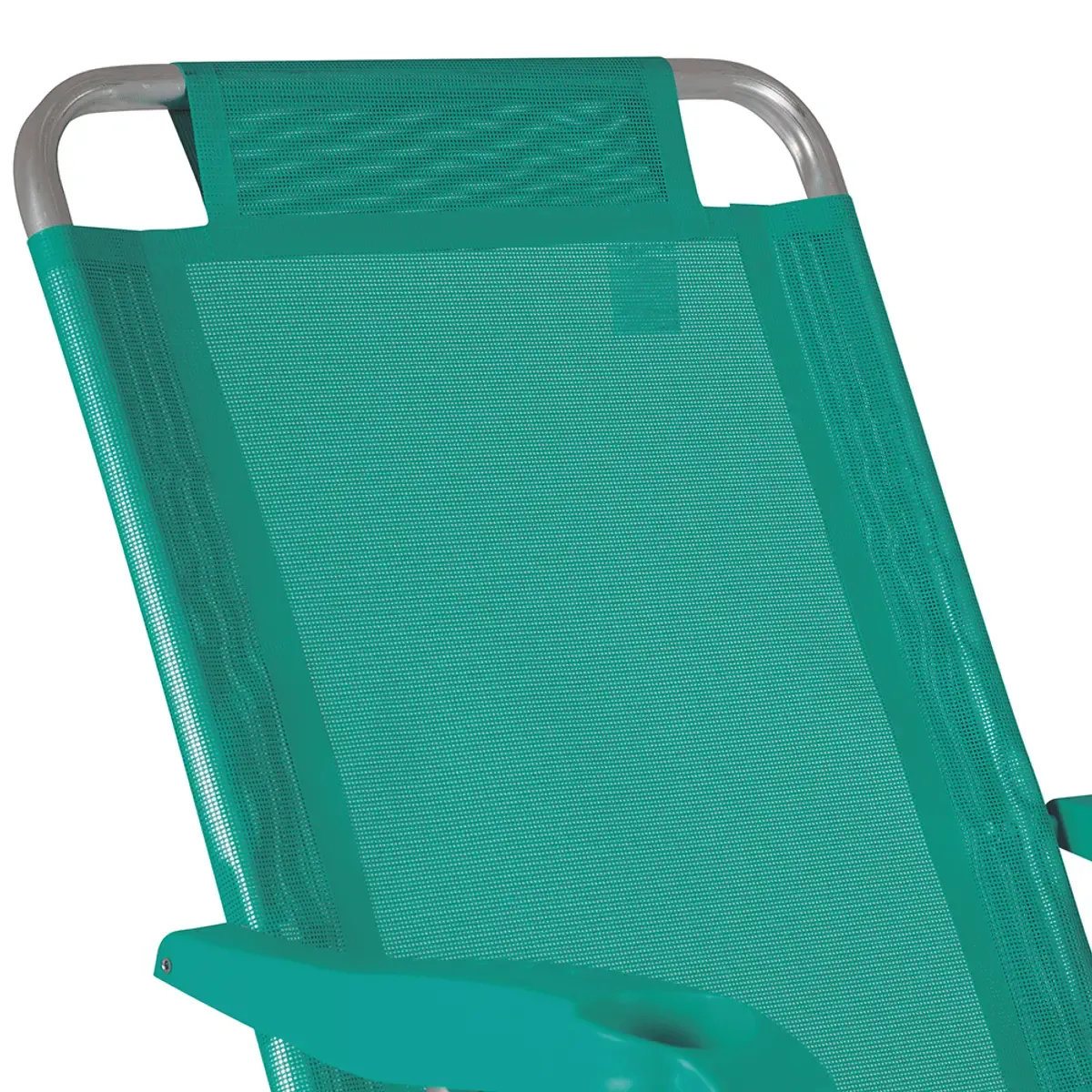 CADEIRA PRAIA RECLINAVEL MOR 2169 ALUMINIO BOREAL 3P VERDE 5