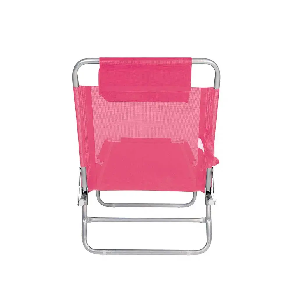 ESPREGUICADEIRA PRAIA MOR 2704 ALUMINIO ROSA 4