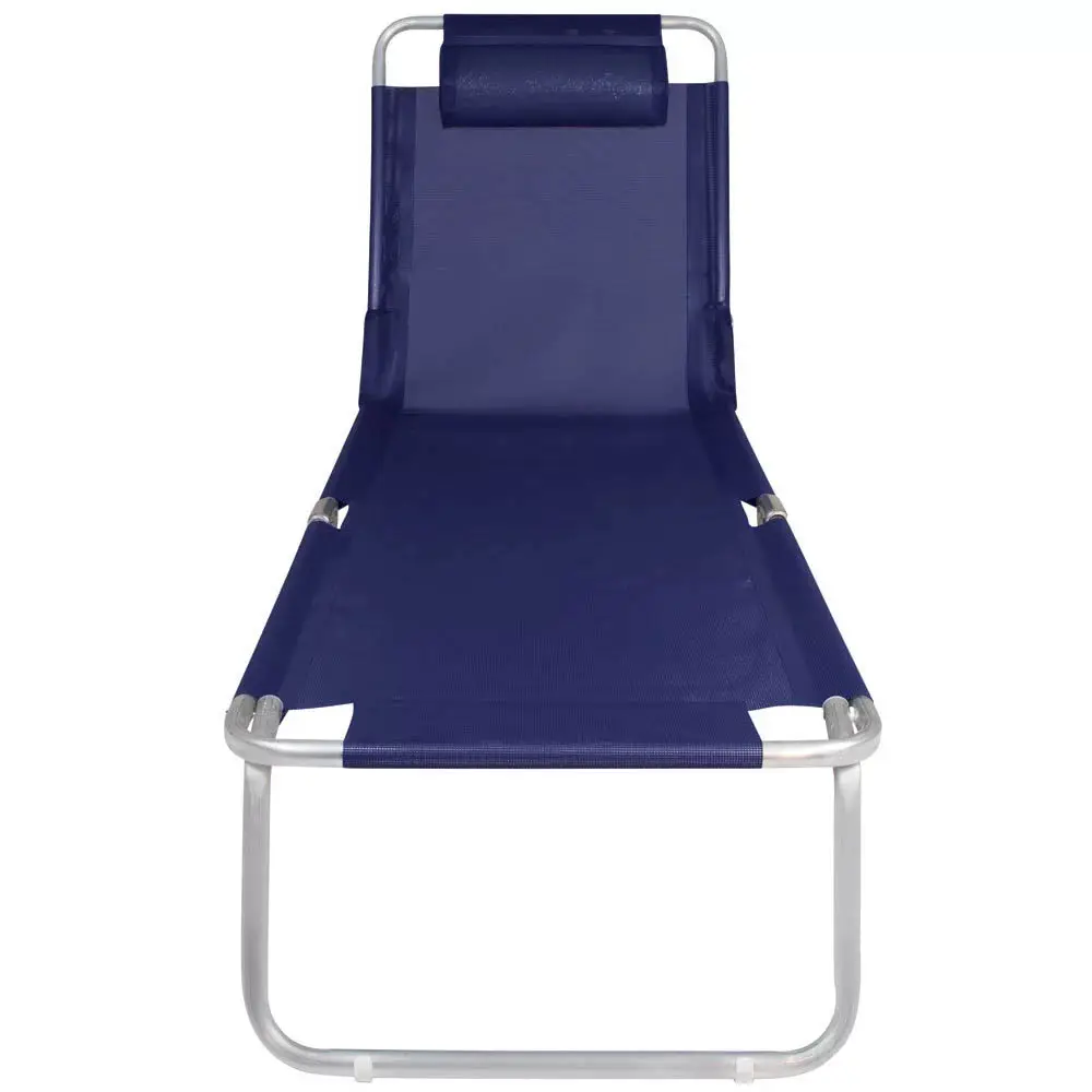 ESPREGUICADEIRA PRAIA MOR 2701 ALUMINIO AZUL MARINHO 5