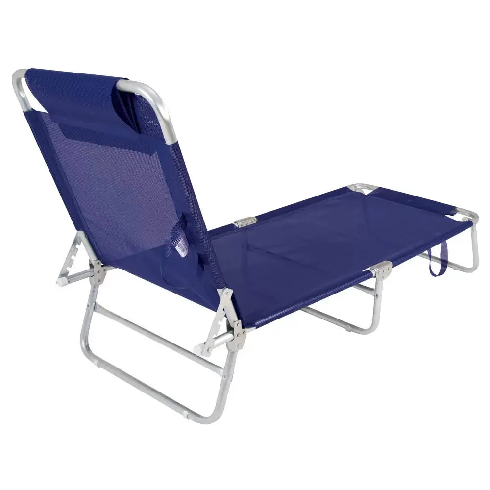 ESPREGUICADEIRA PRAIA MOR 2701 ALUMINIO AZUL MARINHO 6