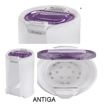 CENTRIFUGA ROUPAS WANKE CONFORT 8,8KG 220V ANTIGA:BELLA ECO LILAS 3