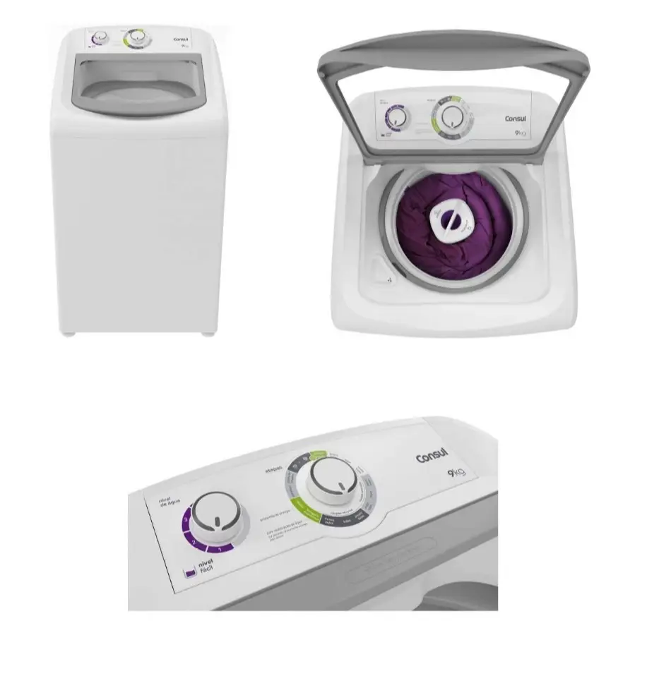 LAVADORA CONSUL CWB09ABBNA 9KG BRANCA 220V