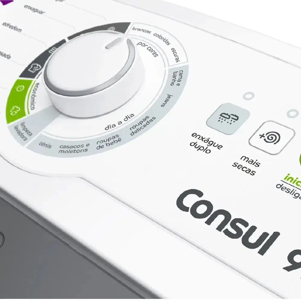 LAVADORA CONSUL CWB09ABBNA 9KG BRANCA 220V 14