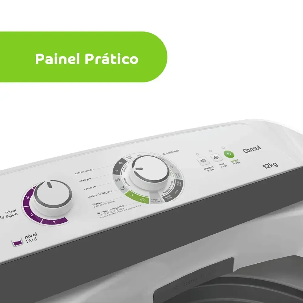 LAVADORA CONSUL CWH12BBBNA 12KG BRANCA 220V 7