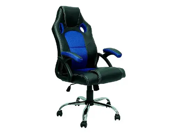 CADEIRA BEST G500A GAMER PRETO/AZUL 3