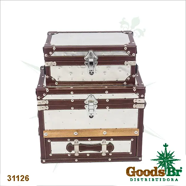 BAU 2PÇ GOODS 31126 ALUMINIO/MADEIRA FULLWAY