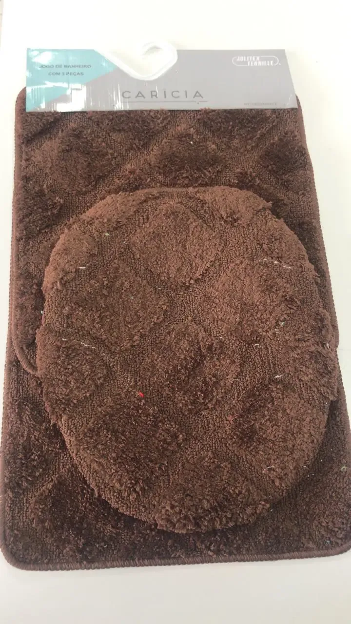 TAPETE JOLITEX S4622 CARICIA LOSANGOS C/3 CHOCOLATE