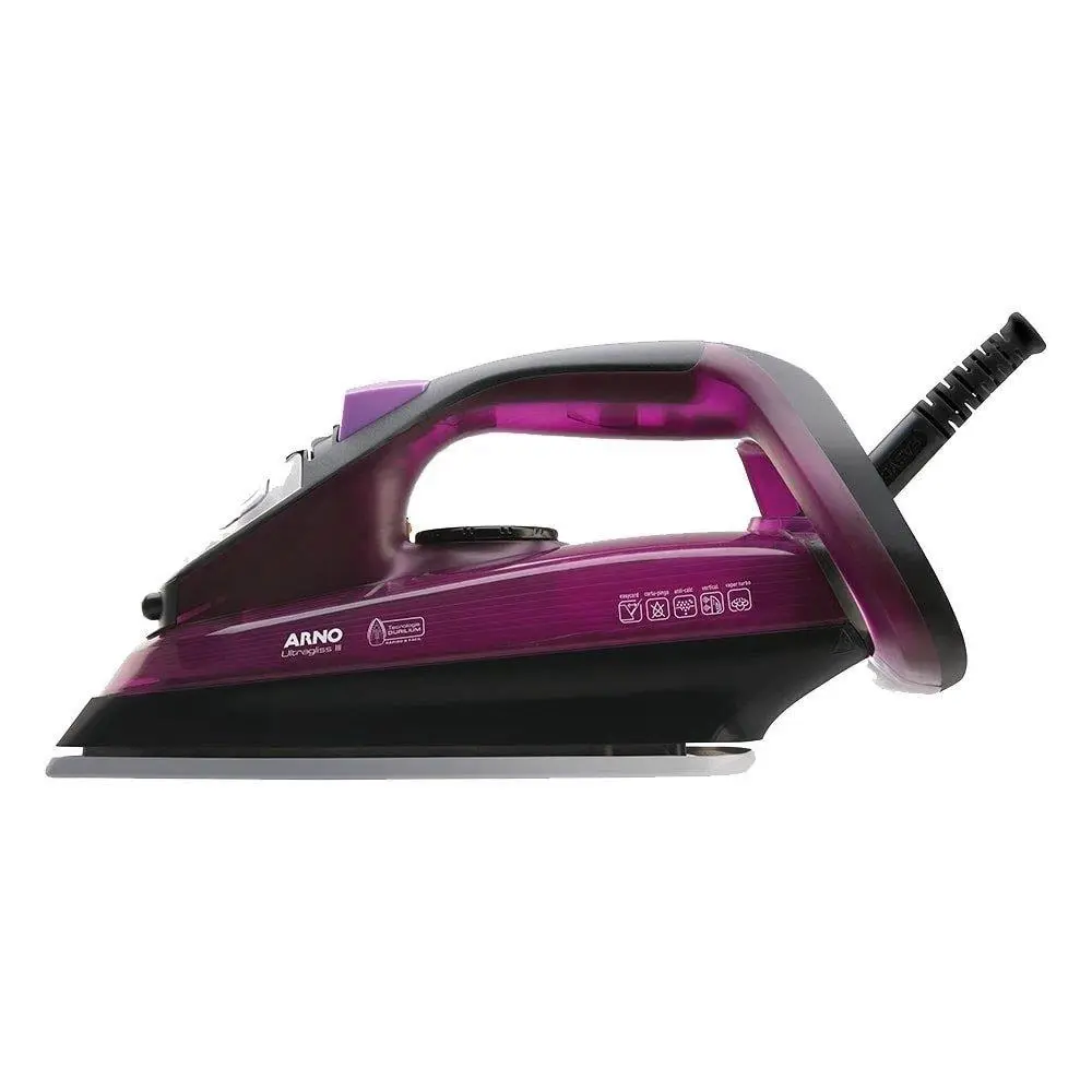 FERRO ELETRICO ARNO VAPOR ULTRAGLISS III FUA3 ROXO 220V 2