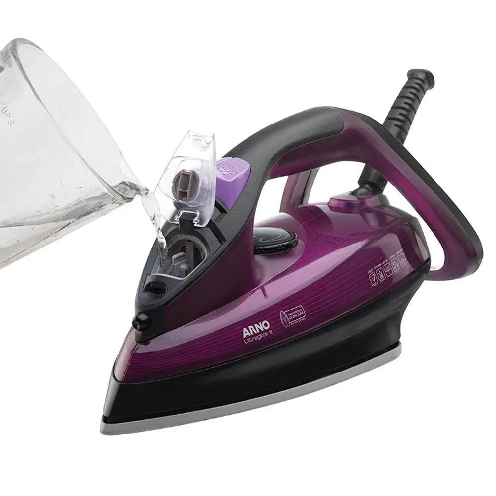 FERRO ELETRICO ARNO VAPOR ULTRAGLISS III FUA3 ROXO 220V 5