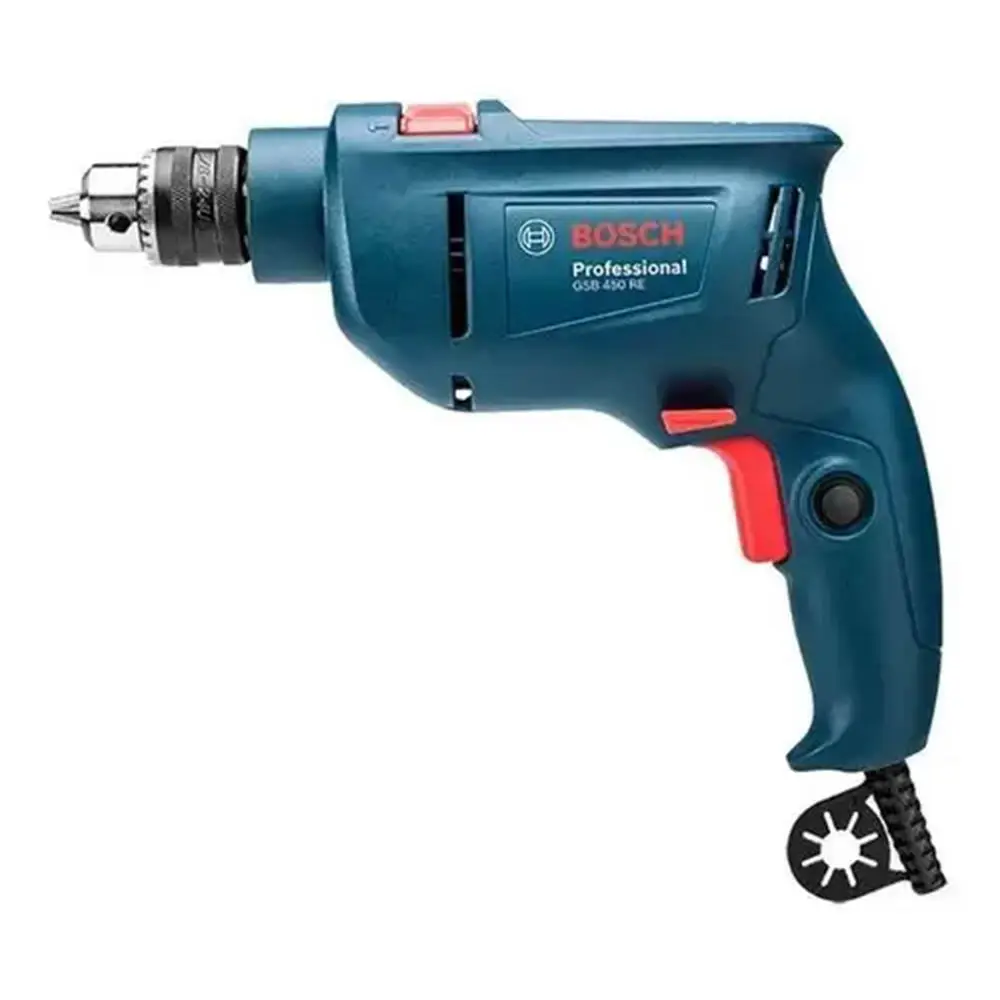 FURADEIRA IMPACTO BOSCH GSB450 450W 3/8" 220V 6