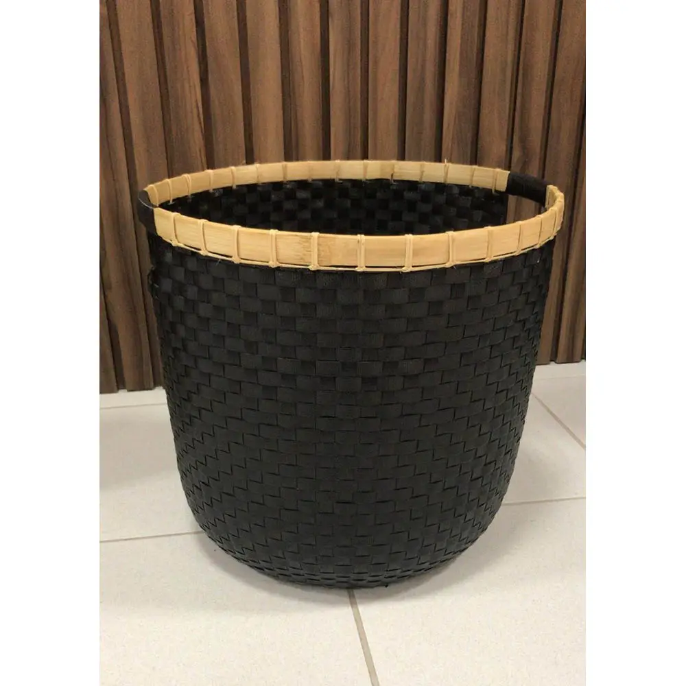 CESTO ARMAZEM 173915 BALI BAMBU PLASTICO PRETO G