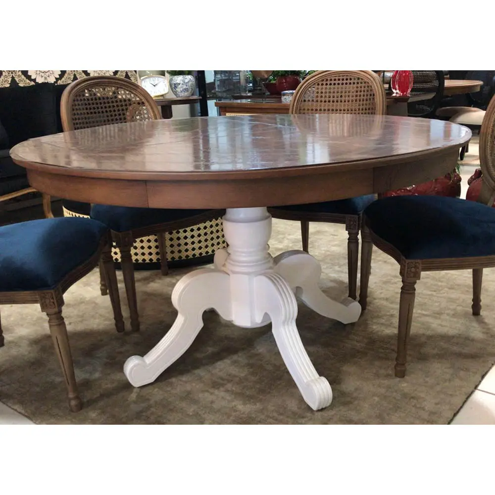 MESA JANTAR ATR MJ2042/2 LACA BRANCO/NOGUEIRA(BL)