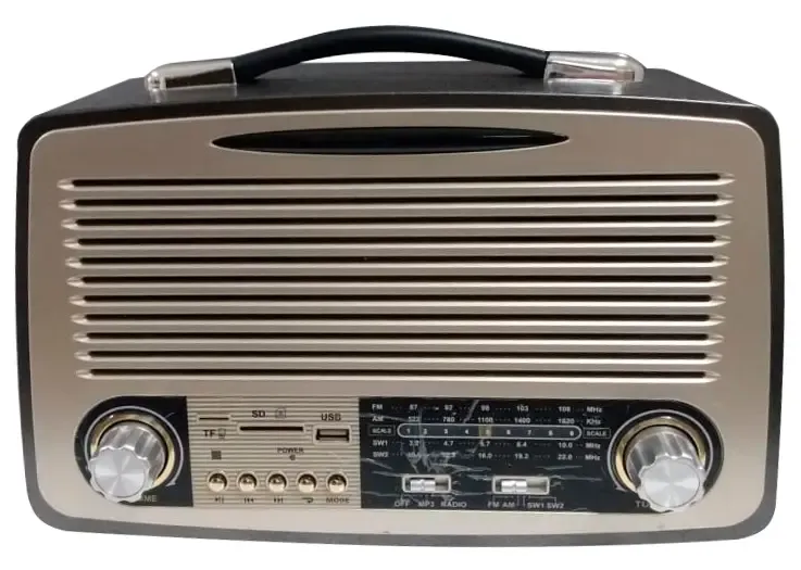 RADIO LAGUNA RETRO C/BLUETOOTH/USB/SD/AUX AM/FM UD517/DZ0015 PRETO 2