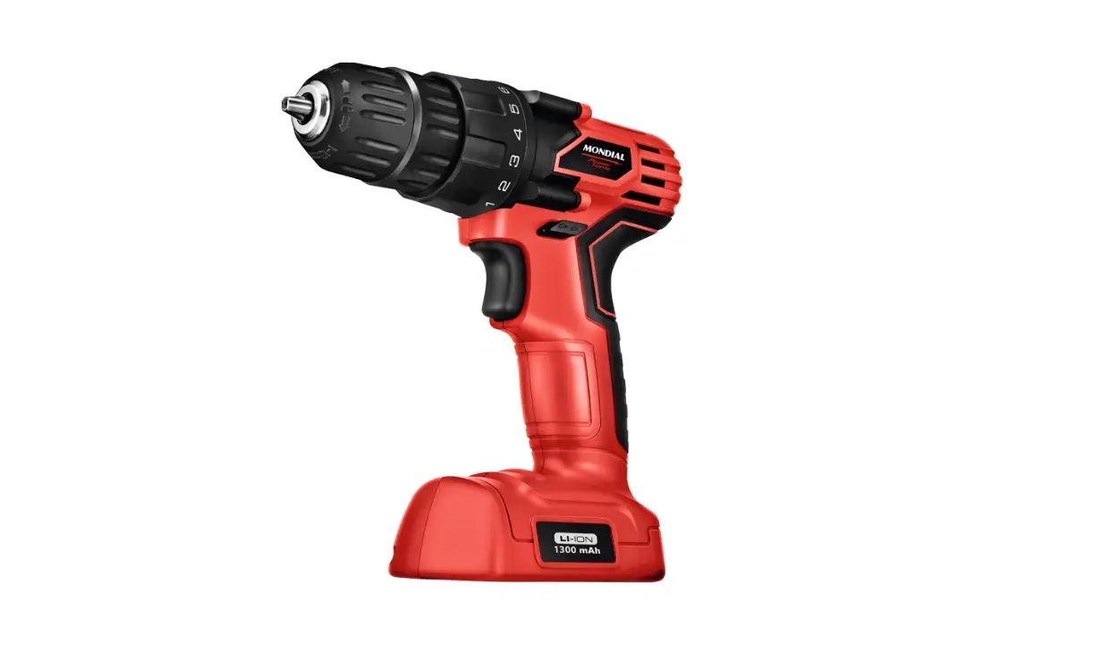 PARAFUSADEIRA/FURADEIRA MONDIAL PF-08 LITIO 8V 3/8"