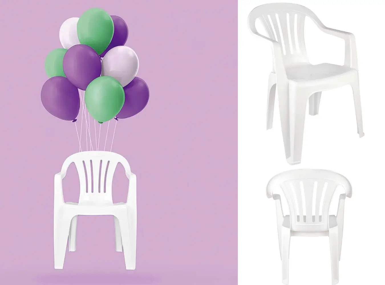 CADEIRA PLASTICA MOR C/BRACO 1101 BRANCO