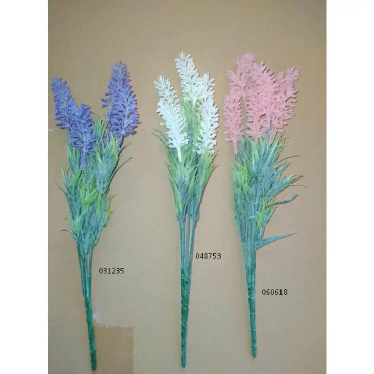 BOQUE LAVANDA DECOROMAX C/ VELUDO X6 LILAS