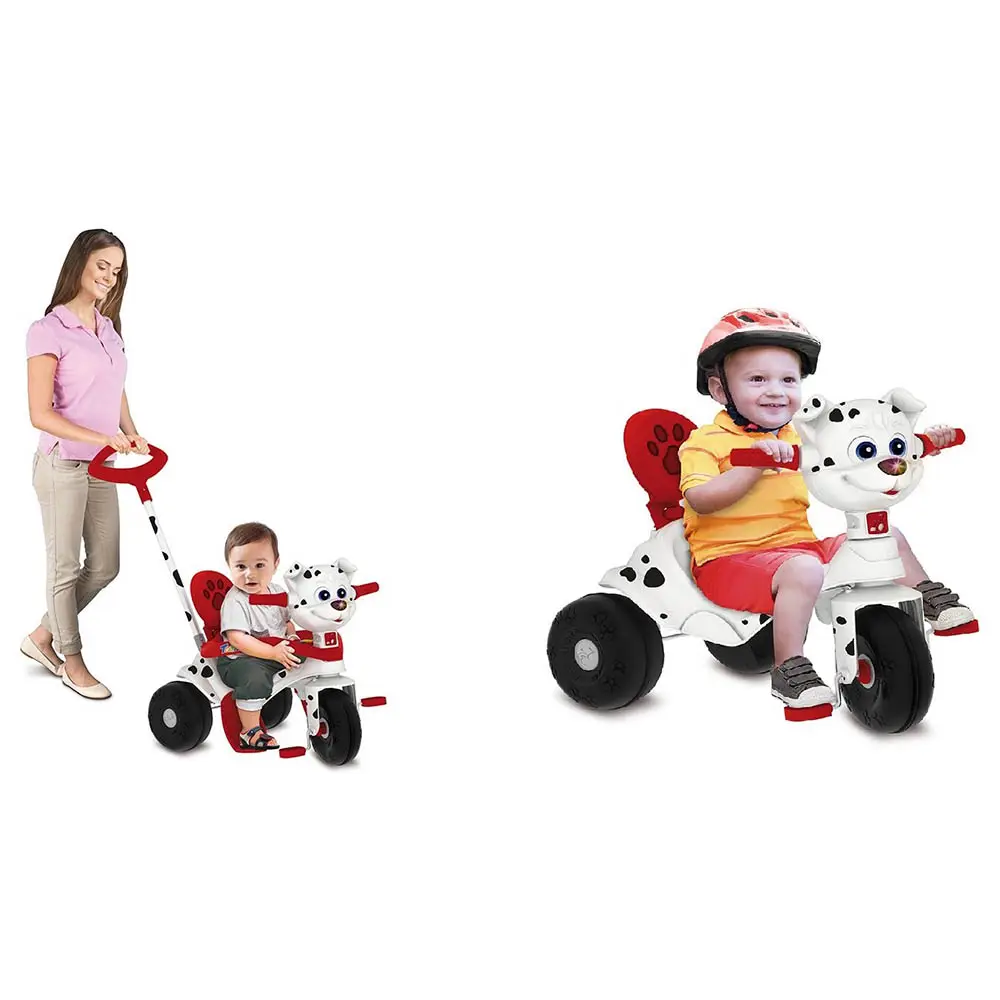 TRICICLO BANDEIRANTE 702 DOGGY PASSEIO E PEDAL BRANCO