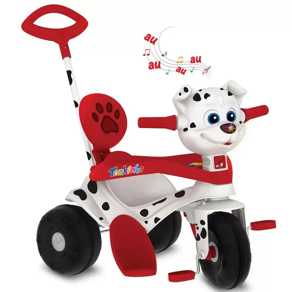 TRICICLO BANDEIRANTE 702 DOGGY PASSEIO E PEDAL BRANCO 3