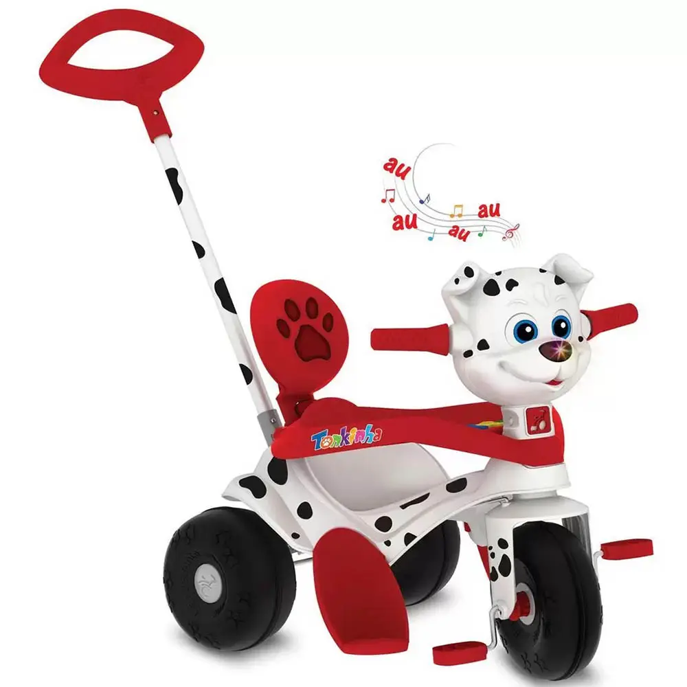 TRICICLO BANDEIRANTE 702 DOGGY PASSEIO E PEDAL BRANCO 8