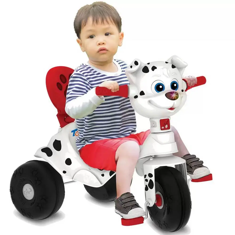TRICICLO BANDEIRANTE 702 DOGGY PASSEIO E PEDAL BRANCO 9