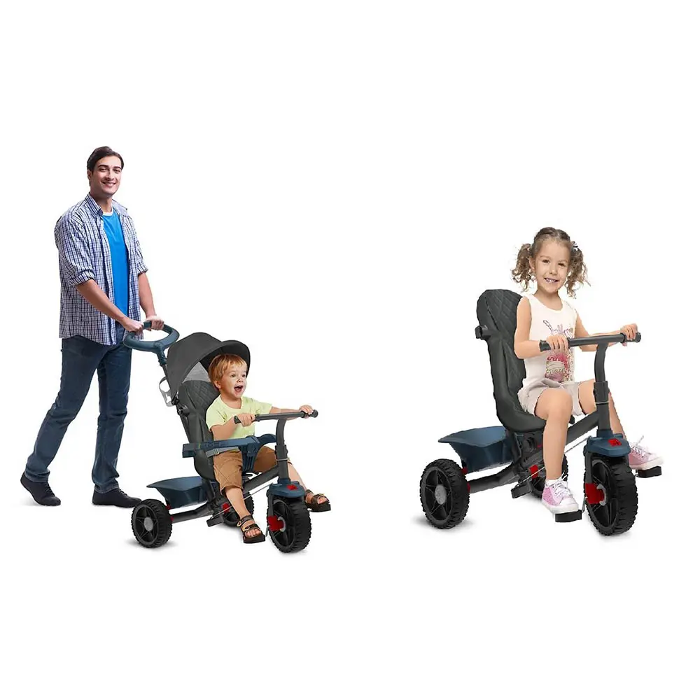 TRICICLO BANDEIRANTE 1310 SMART RECLINAVEL AZUL 2