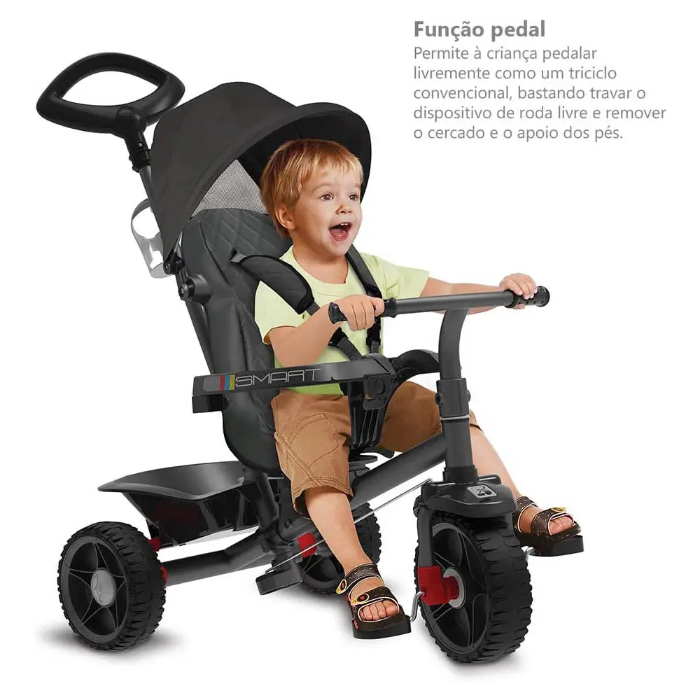 TRICICLO BANDEIRANTE 1310 SMART RECLINAVEL AZUL 30