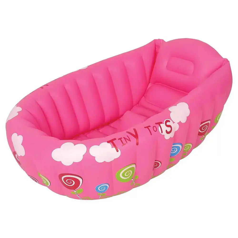 BANHEIRA BEBE MOR 1793 55L PVC ROSA 2