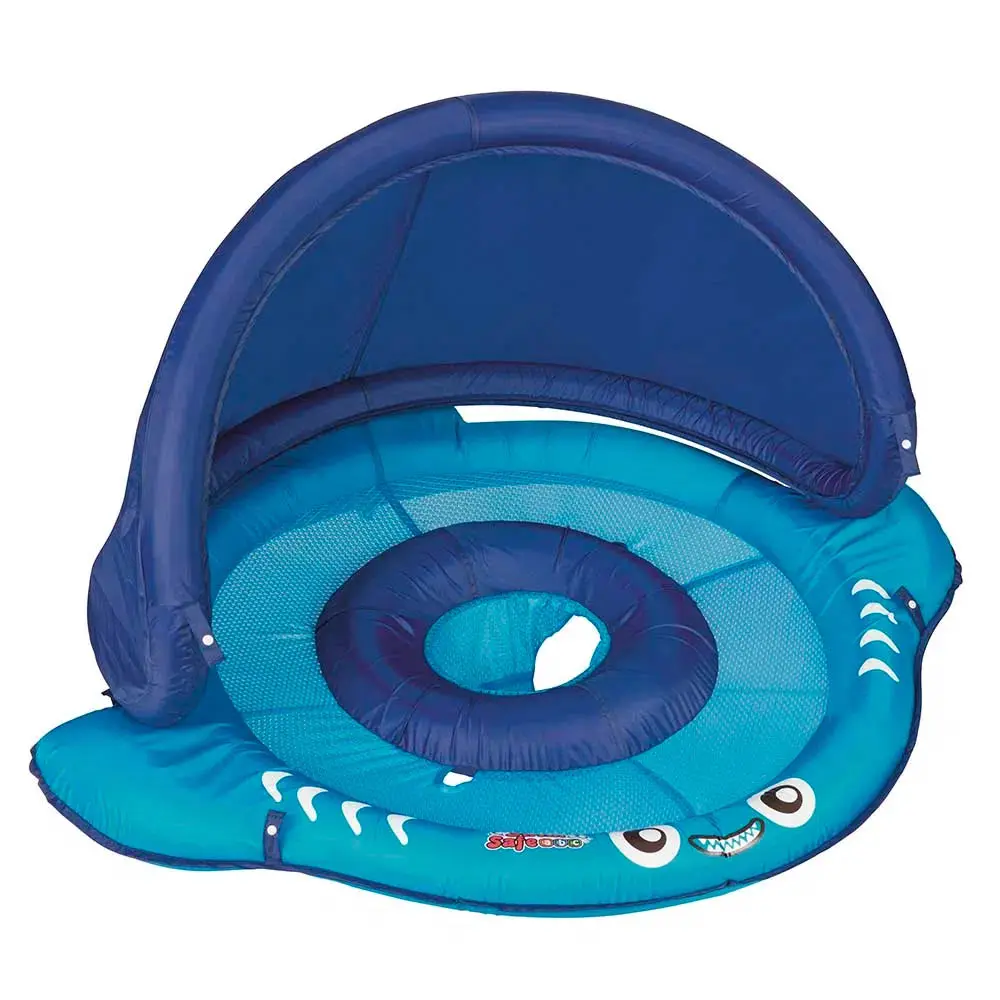 BOIA MOR 1958 TUBARAO C/FRALDA E PARA-SOL AZUL 3