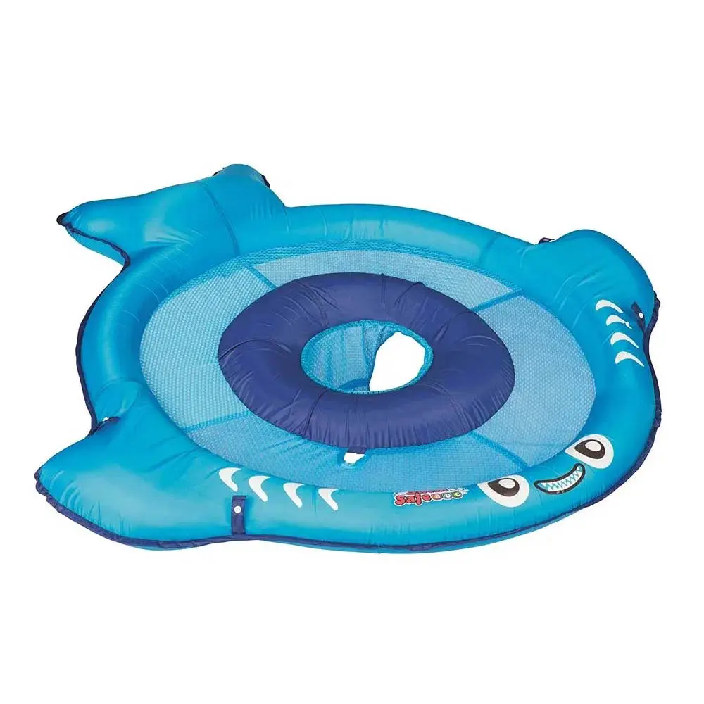 BOIA MOR 1958 TUBARAO C/FRALDA E PARA-SOL AZUL 4