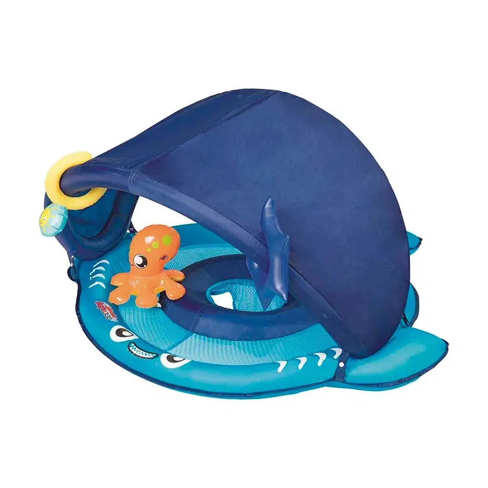 BOIA MOR 1958 TUBARAO C/FRALDA E PARA-SOL AZUL 5