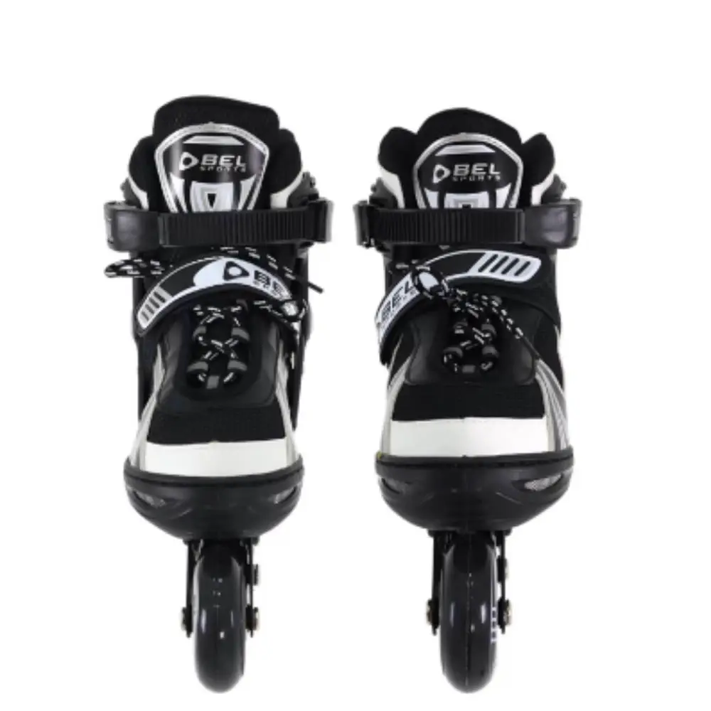 ROLLER ADULTO ALUMINUM 34-37 PT/CZ/BR MOR ANTIGO:BEL 3695 PRETO/CINZA 5