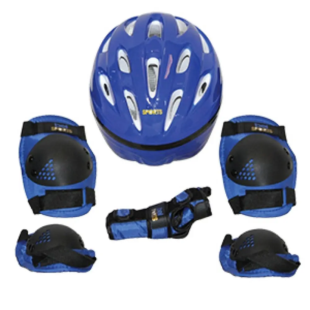 KIT PROTECAO BEL FIX 4112 RADICAL AZUL M - CAPACETE + JOELHEIRA + COTOVELEIRA 2