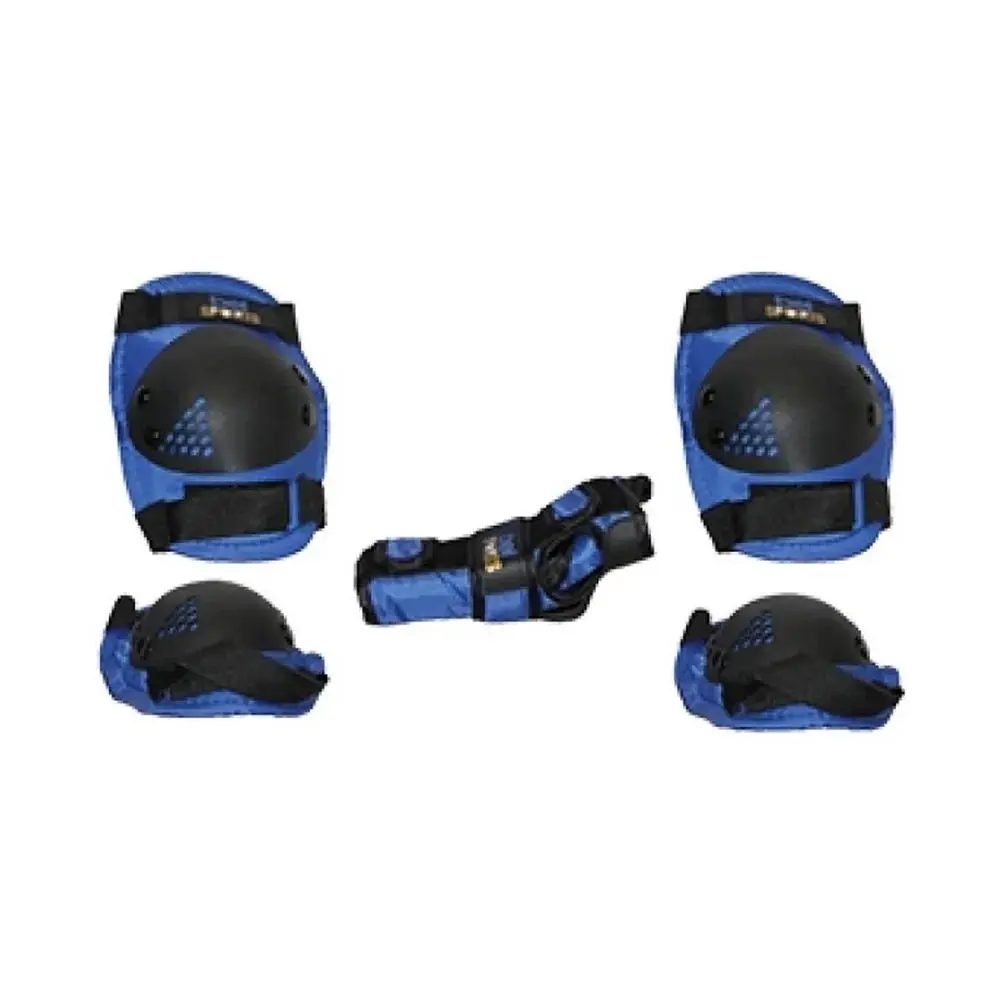 KIT PROTECAO BEL FIX 4112 RADICAL AZUL M - CAPACETE + JOELHEIRA + COTOVELEIRA 4