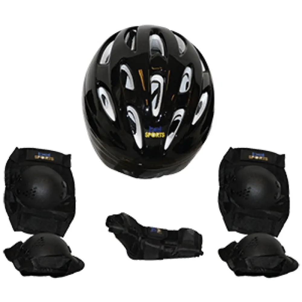 KIT PROTECAO BEL FIX 4112 RADICAL PRETO M - CAPACETE + JOELHEIRA + COTOVELEIRA 2