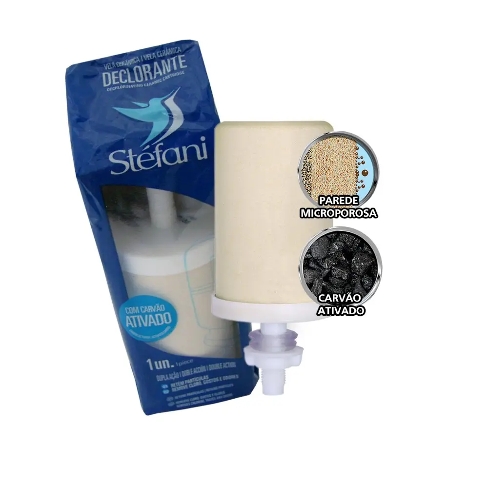 VELA P/FILTRO DE BARRO SAO JOAO 16117-9 ELEMENTO FILTRANTE CARVAO ATIVADO