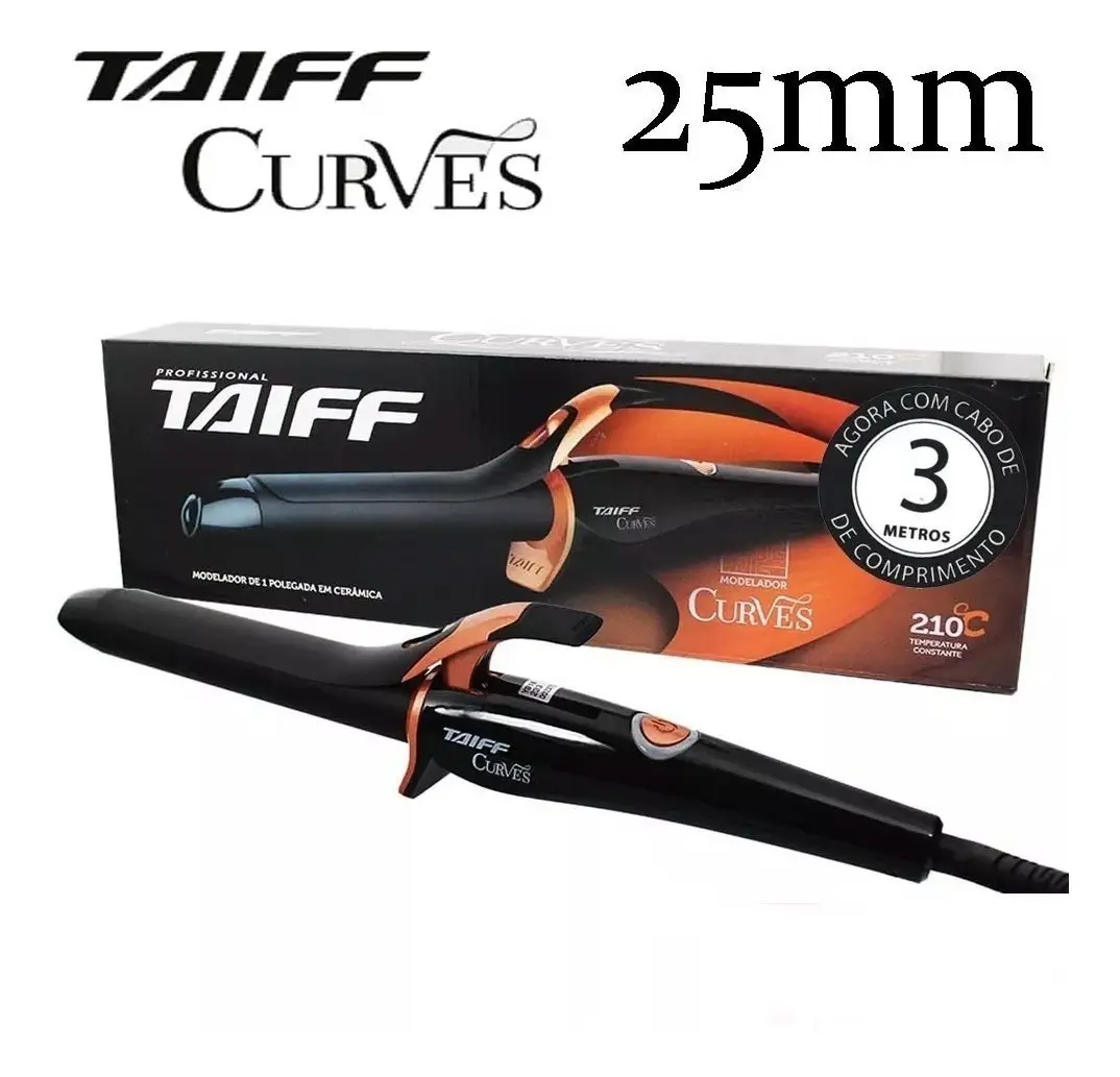 MODELADOR CACHOS TAIFF CURVES 1 POL 25mm BIVOLT