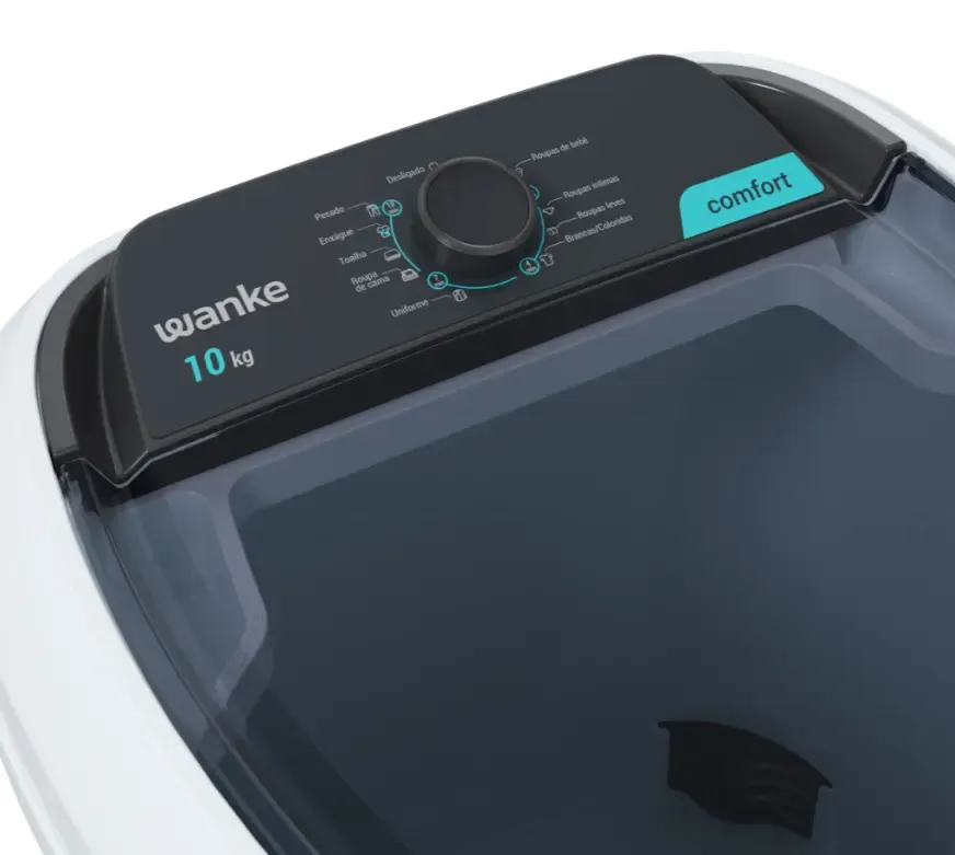 LAVADORA WANKE CONFORT 10KG 220V ANTIGA:SILVER, BARBARA ECO 3