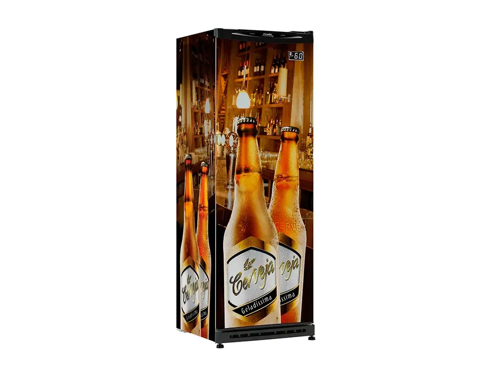 CERVEJEIRA ESMALTEC CV300R 348LT ADESIVADA CERVEJA AJUSTAVEL -6º ATÉ 5º 220V