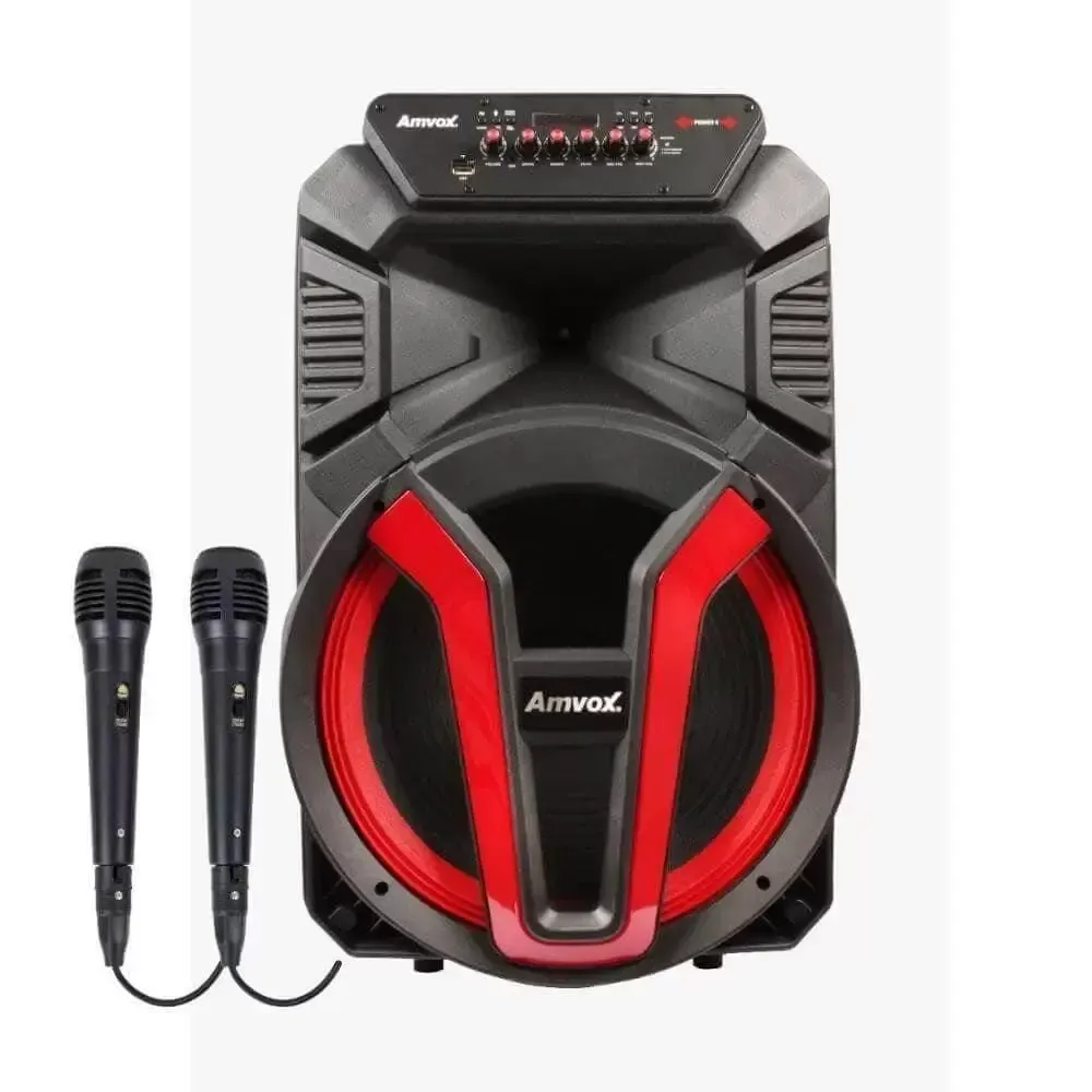 CAIXA SOM AMVOX C/BATERIA ACA850 GLADIADOR 850W RMS-ANTIGO ACA780 5