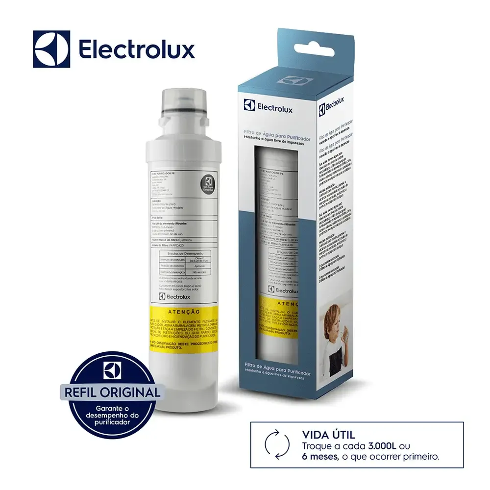 REFIL FILTRO PURIFICADOR ELECTROLUX PE11B/PE11X/PC41B/PC41X 3