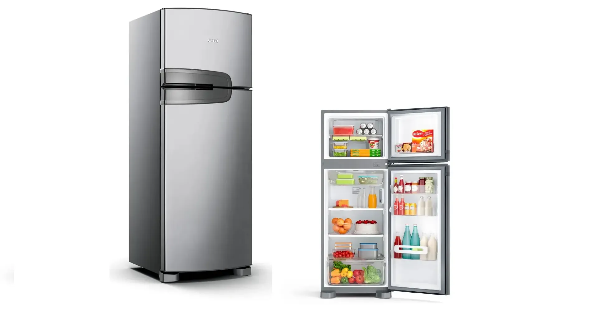 REFRIGERADOR CONSUL CRM39AKBNA 340LT FROST FREE PLATINUM 220V