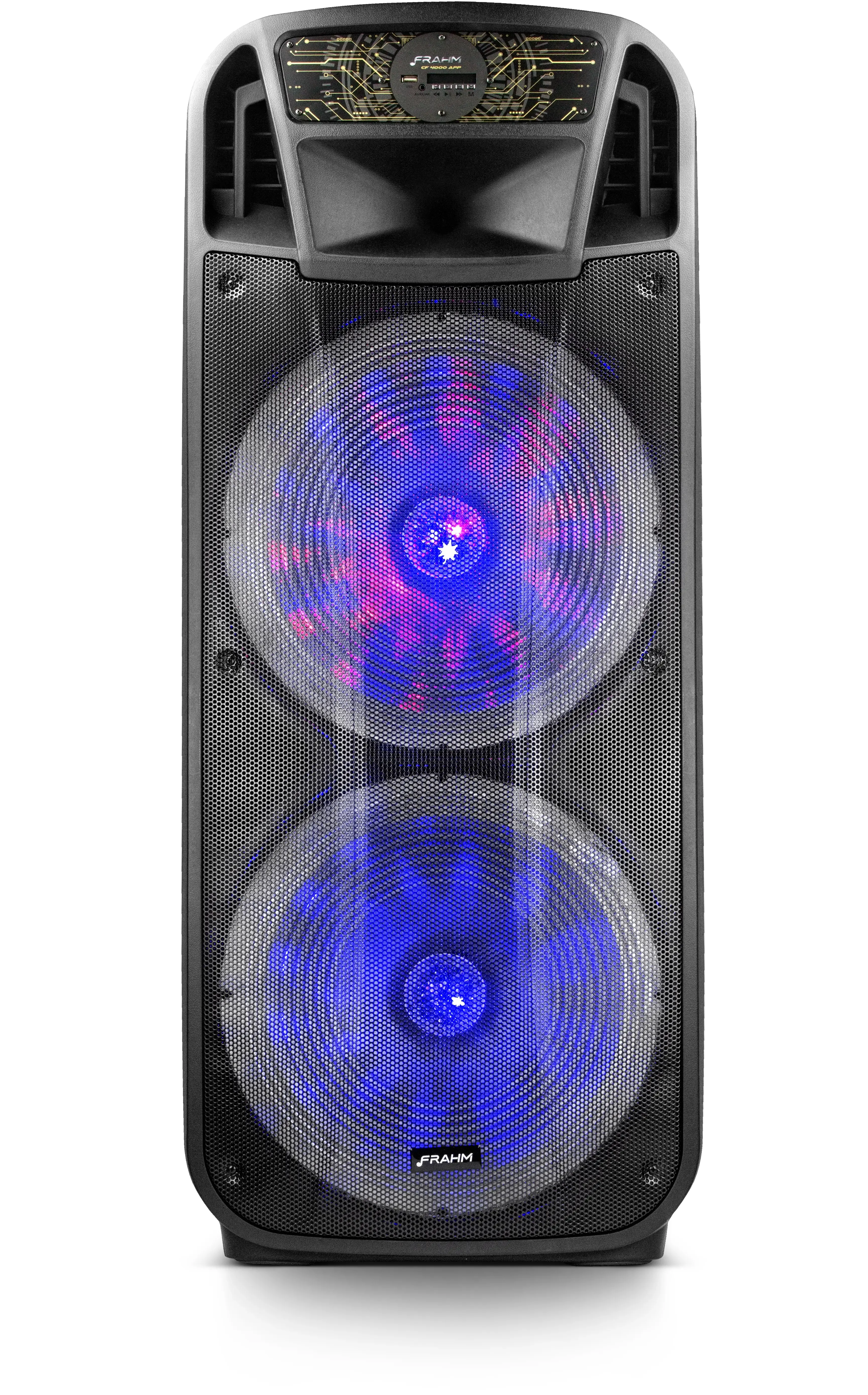 CAIXA SOM FRAHM CF4000APP 1.600W RMS PRETO